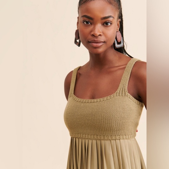 Anthropologie Pleated Maxi Twofer Dress by Mare Mare - Picture 4 of 13